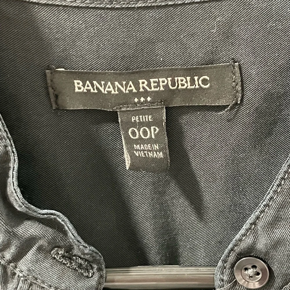 Banana Republic black sleeves dress size 00 petite - Picture 2 of 9